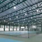 Pemasangan pagar dan jaring futsal