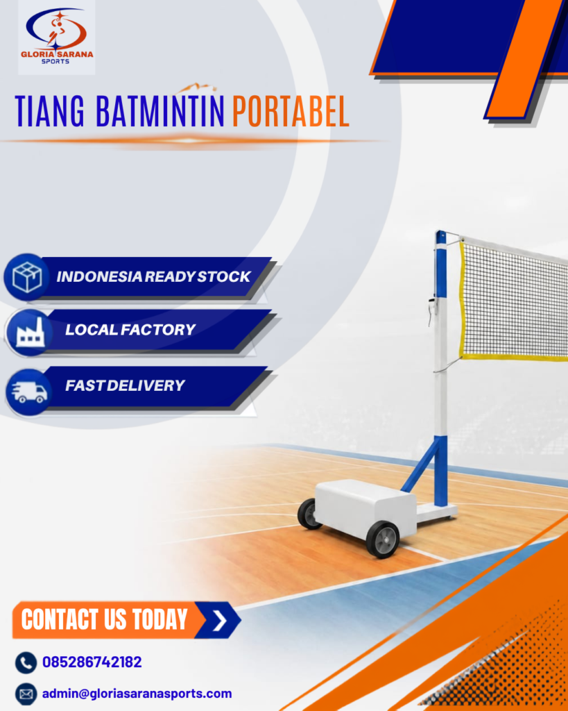 tiang batminton portabel