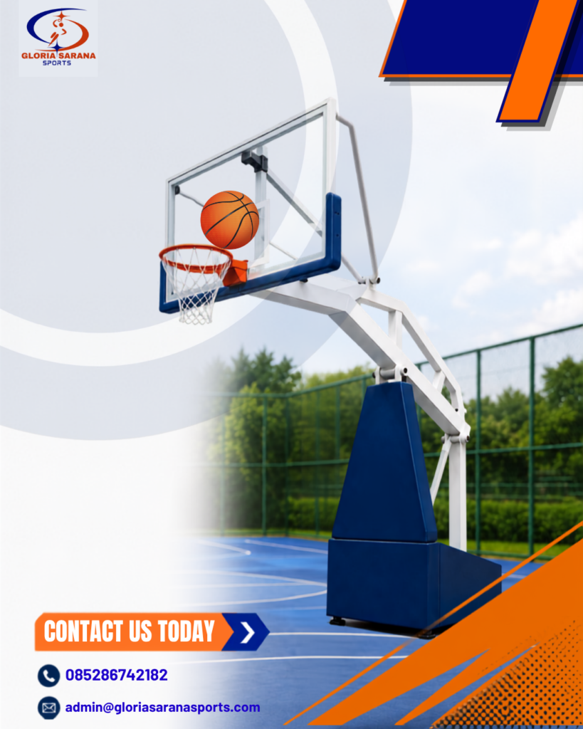 Tiang basket portable 2