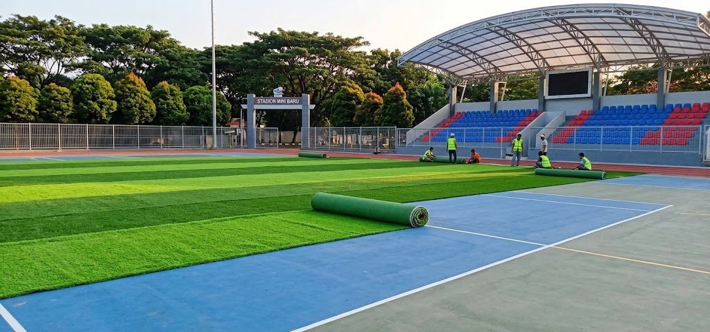 Jasa Pasang Rumput Sintetis